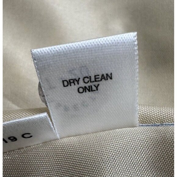 Ann Taylor Loft Wool Blend Knit Blazer Jacket Blue Beige Medallion Size 6 - Picture 8 of 9